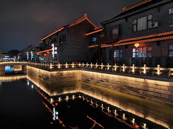 盐城水街夜景