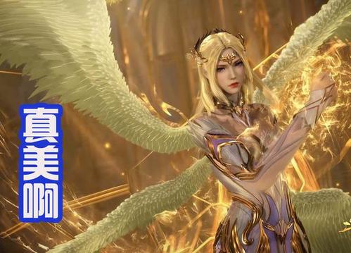 斗罗新美女出场!千仞雪金色头发加长裙,超越小舞成新