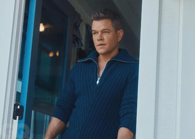 组图:马特·达蒙夏日度假风杂志大片,型男风度翩翩