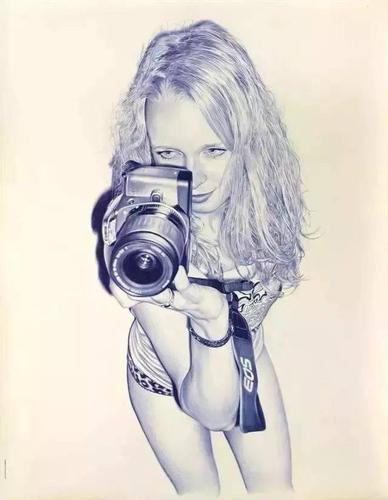 画作大都以人物为主, 其中女性画像广为人知.