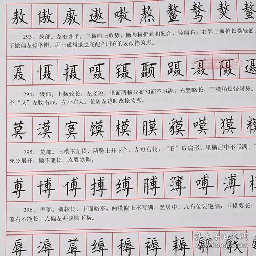 顾仲安钢笔书法入门教程 楷书硬笔钢笔成人学生临摹帖练字帖基础教材