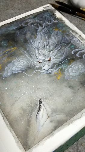 白龙|插画|其他插画|mybox - 原创作品 - 站酷 (zcool)