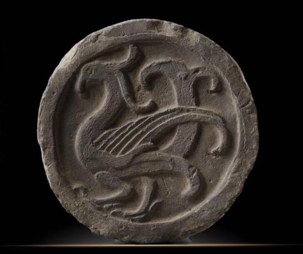 夔凤纹瓦当战国61秦