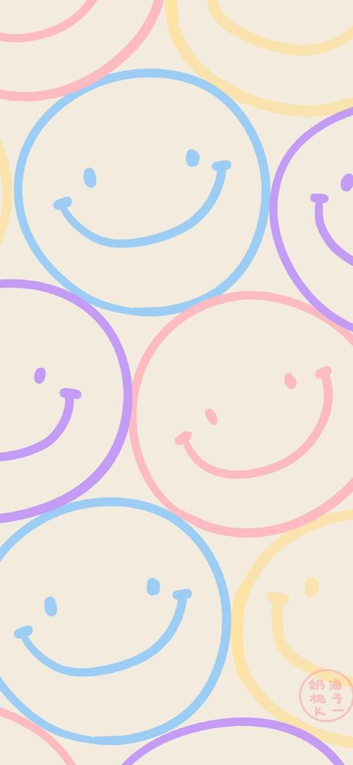 7004°  微笑面对每一天  cr:@奶油桃子k_  #可爱壁纸
