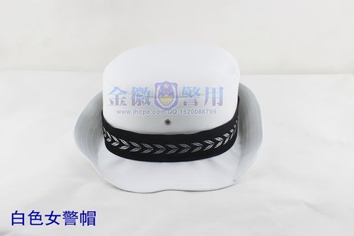 99式女警察冬帽 女公安正装帽子 女警察卷檐帽 女警帽