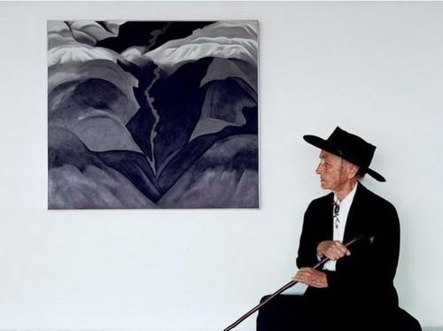 georgia o&rsquo;keeffe,新墨西哥 by 乔治&middot;莫布利