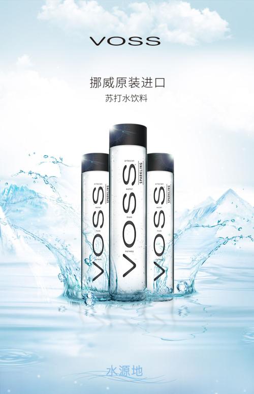 voss芙丝挪威进口苏打水饮料气泡