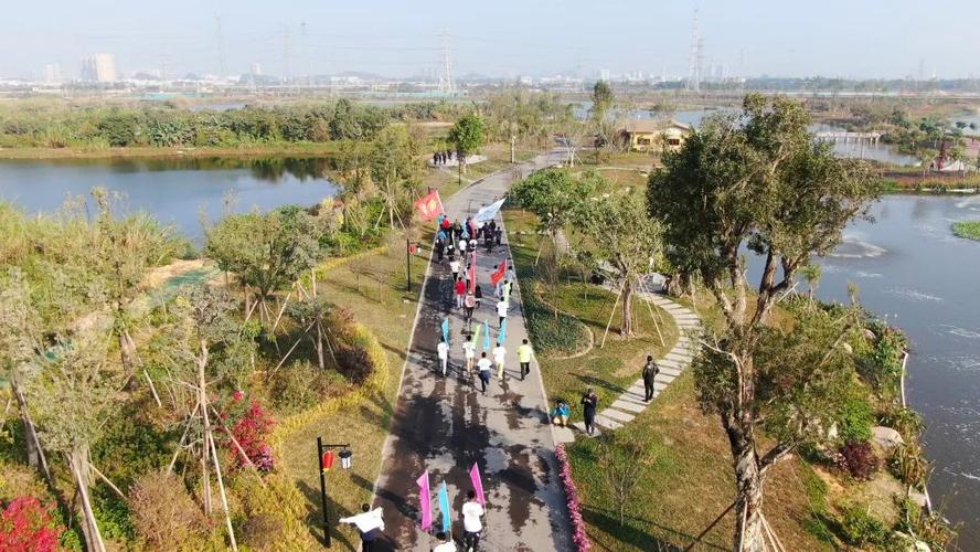 新气象谢岗镇举行银山湿地公园落成启用仪式暨2020年迎春长跑活动