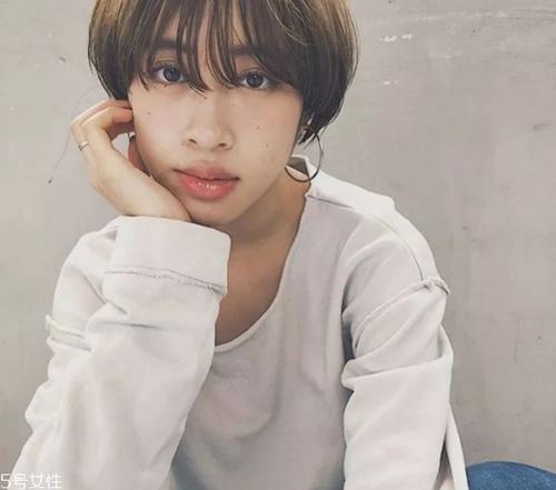 日系染发颜色 日系短发2018 发型,头发