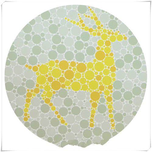 6张色盲色弱检测图,图6最难,图4有人叫它"扑棱蛾子"