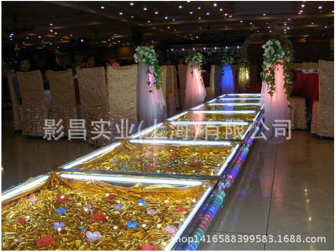 婚礼玻璃舞台租赁 上海舞台租赁 发光舞台租赁 租赁舞台