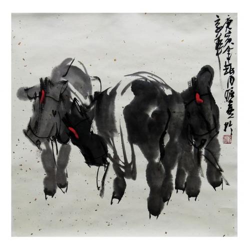 妙笔生情--小议联喜画驴-画家陈联喜-画家陈联喜新闻