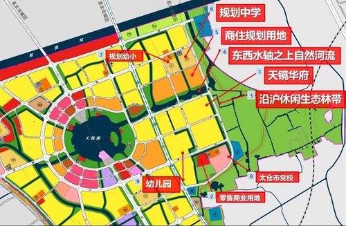 生态型,宜居的产城融合板块 辉科技之光耀 (控规图由太仓科教新城管理