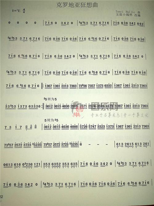 王中山克罗地亚狂想曲古筝弹奏