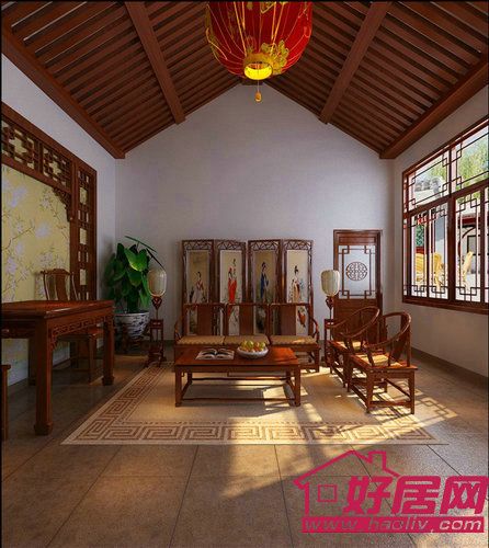 中式风格设计四合院空间