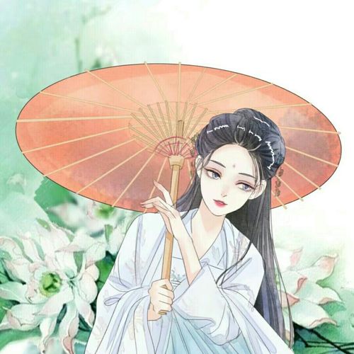 超可爱78古风二次元手绘头像_手绘_古风_二次元_插画_动漫_大雪去哪