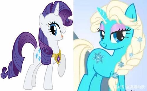 当小马宝莉遇上迪士尼公主,紫悦成贝儿公主,珍奇变