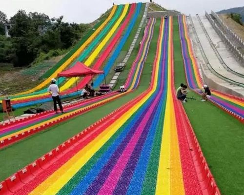 景区彩虹滑道的建设对游客的吸引力体现在哪里