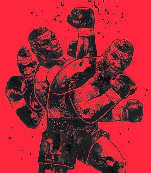 让你血脉偾张的精彩拳击主题插画作品(上)