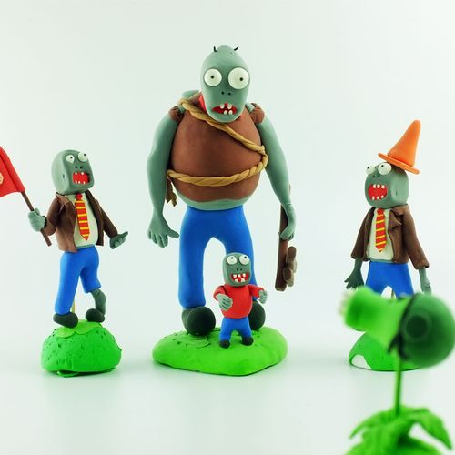 儿童超轻无毒手工diy粘土植物大战僵尸2创意彩泥 太空