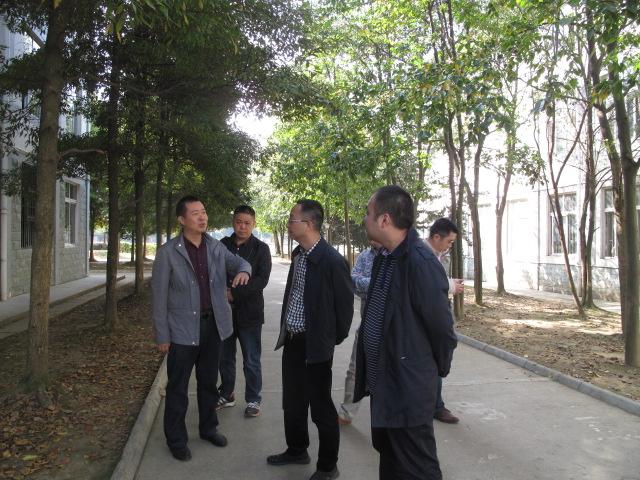 邛崃市秦俊林副市长率教育局领导到我校视察安全工作简报
