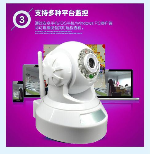 手机智能插卡 camera ip 摇头机 wifi 家用远程监控无线摄像头 v380
