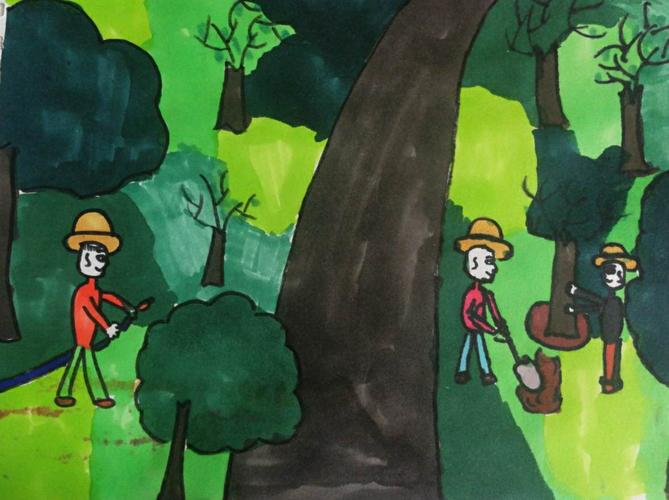 《美好生活劳动创造》主题绘画作品集