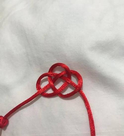 怎么编中国结中的单线纽扣结