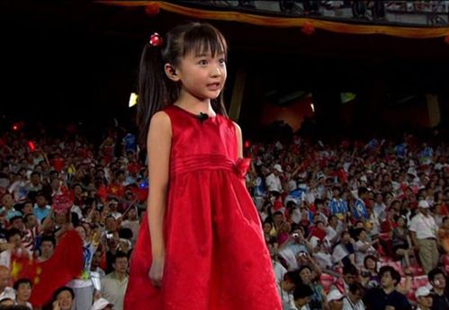 林妙可穿长裙参加高考 奥运小女孩长大了(2)