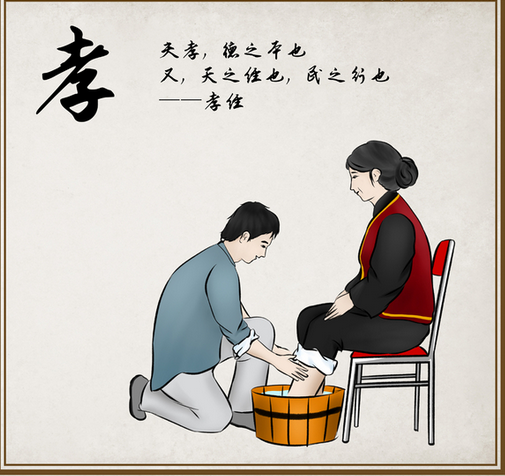 弘扬孝道文化 传承中华美德王新语吉木乃县初级中学九年级二班