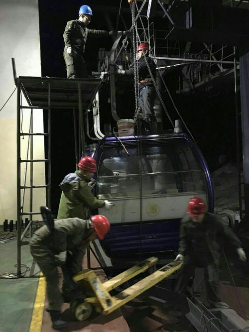 金顶索道钢丝绳二次编接圆满完成