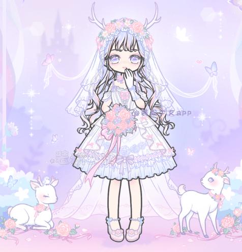 《装扮少女》白纱浅梦套装上新介绍