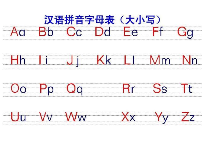 26个拼音大写字母怎么读?