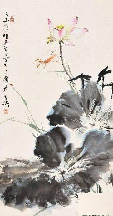 绘画名家画荷