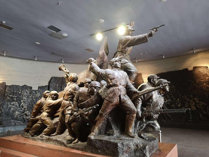 参观淮海战役纪念馆