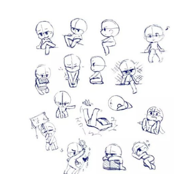 适合零基础绘画的朋友q版人物动漫绘画教程