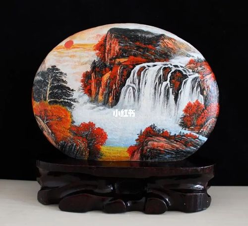 鸿运当头山水风景画石头摆件家居装饰画作品_风景画_摆件_家居装饰