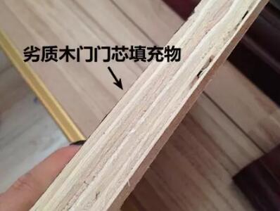 指接实木门中间填充的是 实木块环保性比木质实木门要好.