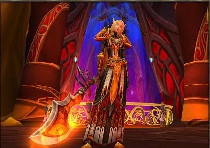 血精灵女圣骑图片