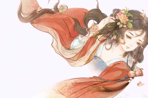 唯美手绘古风美女图片壁纸