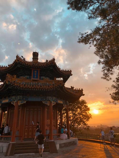 景山公园_景山公园_景点_景山公园_摄影_夕阳_出行_人文风光展示_景点