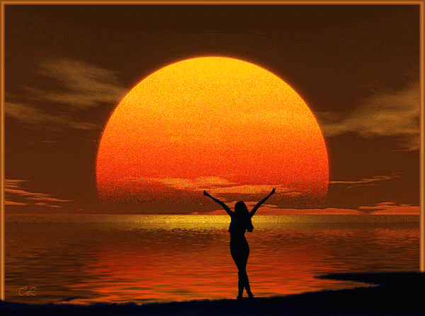 太阳落下去,在它太阳升起的动态图片太阳升起动图太阳动态图片太阳