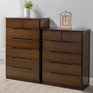 实木斗柜简约现代卧室复古儿童衣物整理多层抽屉式收纳柜储物柜子