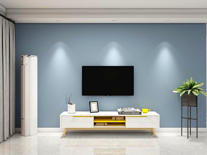 电视墙乳胶漆调色.