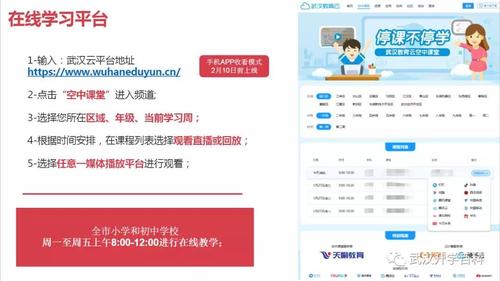 线上开课如何操作武汉教育云空中课堂学生使用指南来了速看
