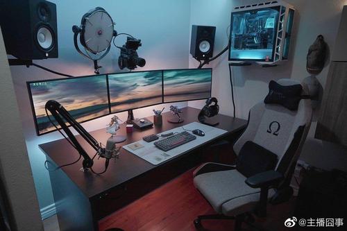 好看的主播直播间布置分享
