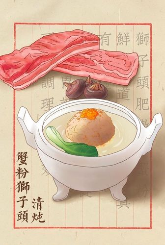 扬州特色美食手绘图片