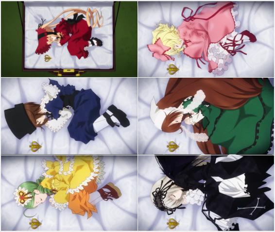 片头曲最后一幕六名蔷薇少女躺在箱子的画面