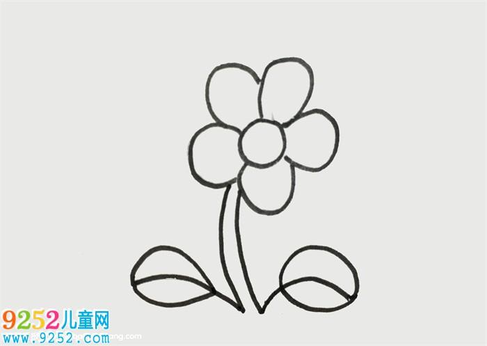 美丽的小花怎么画,画简单又漂亮的小花 花朵简笔画