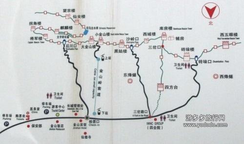     金山岭长城位于河北省承德市滦平县境内,与北京